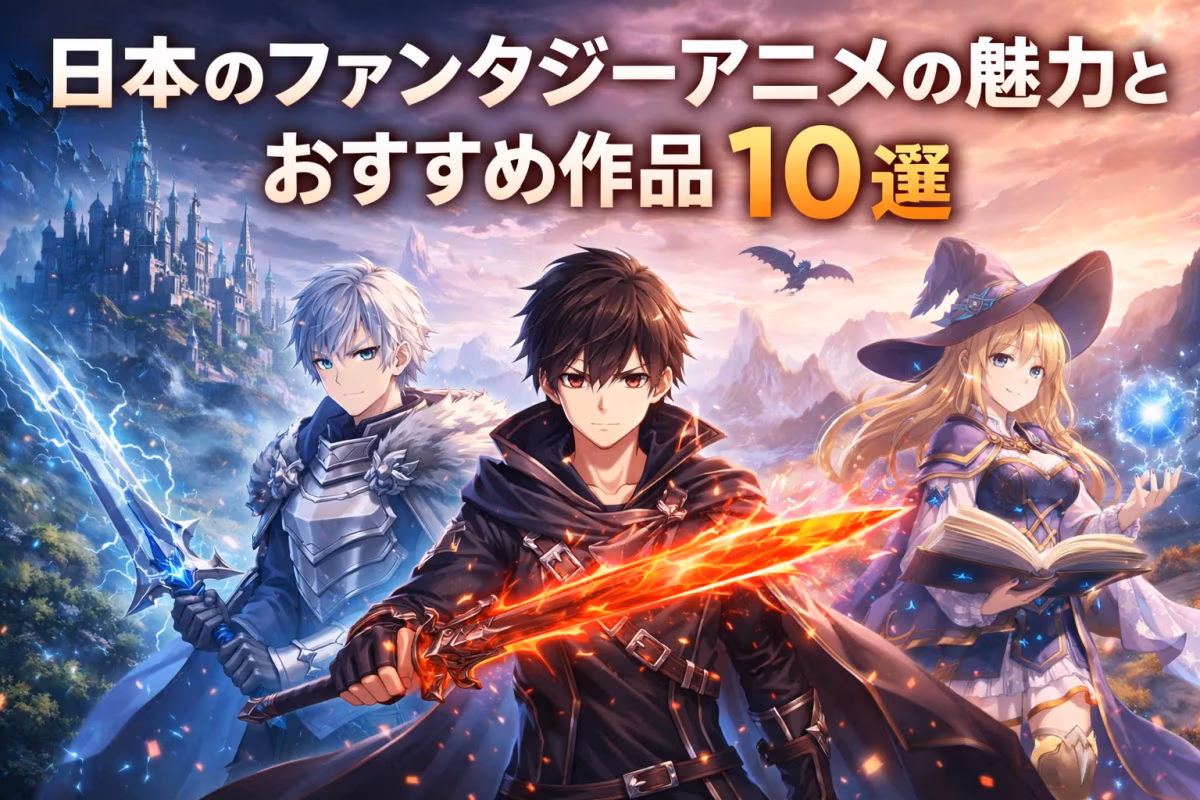 日本のファンタジーアニメの魅力とおすすめ作品10選